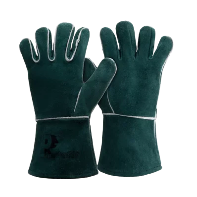 Welding Lightning Reversible Mig Gauntlet -Green 10 pairs