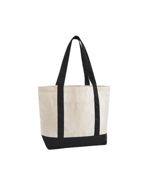 Westford Mill Earthware Organic Varsity Shopper - Image 2