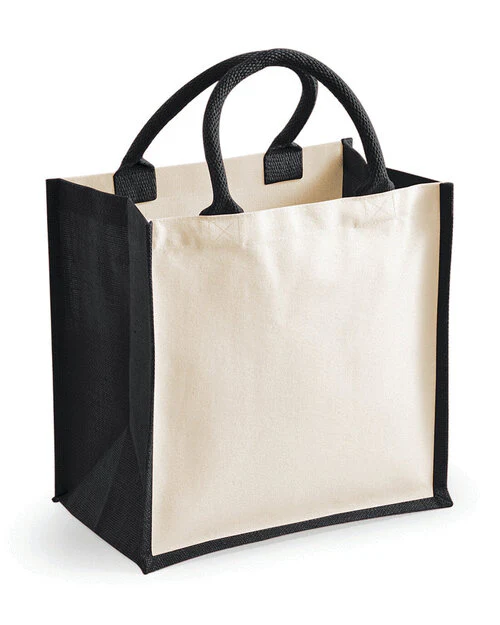 Westford Mill Printers Midi Jute Tote - Image 3