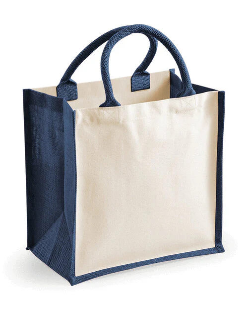 Westford Mill Printers Midi Jute Tote - Image 5