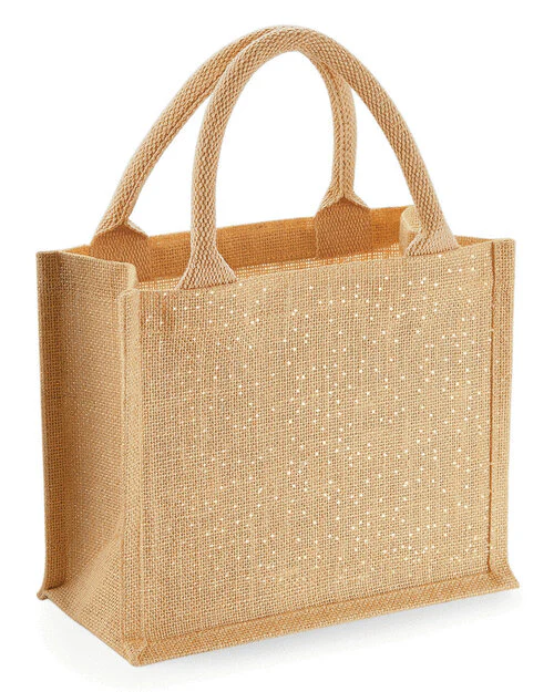 Westford Mill Shimmer Jute Mini Gift Bag