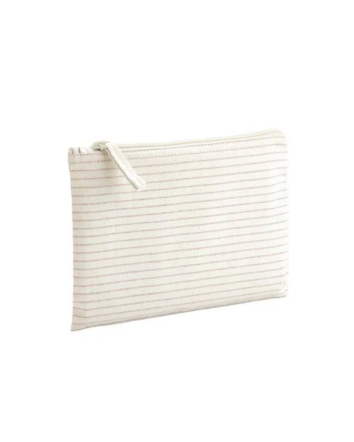 Westford Mill Striped Organic Cotton Accessory Pouch - Image 2