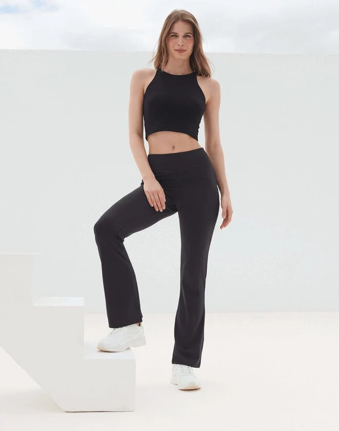 SF Clothing Womens Flared Leggings - ST428M