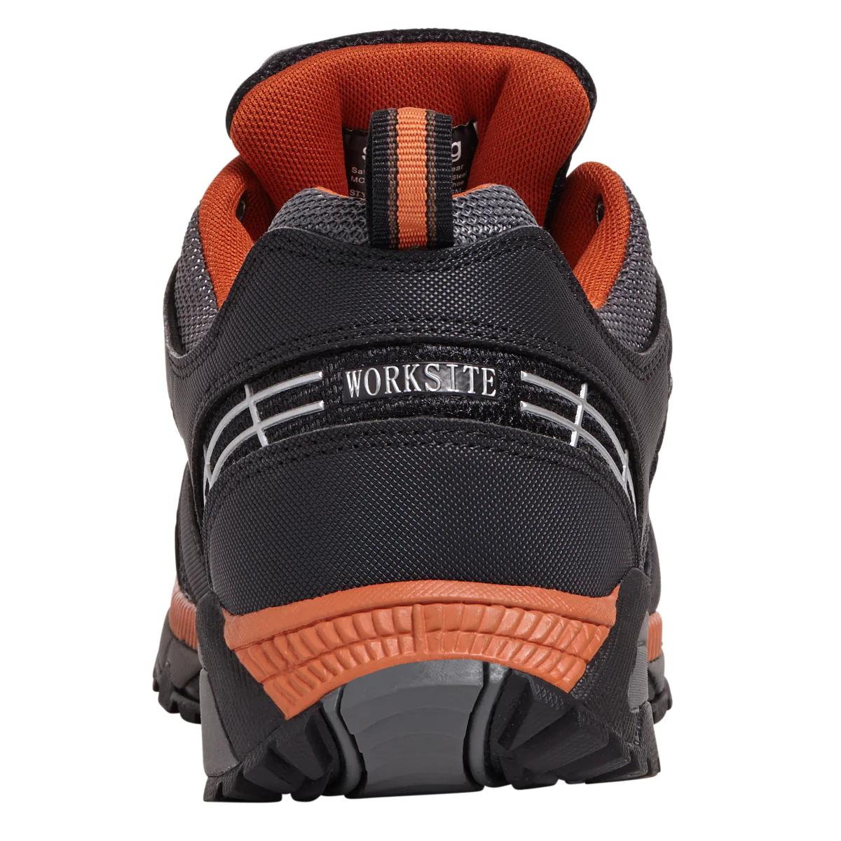 Work Site Black/Orange Sports Safety Trainer - Image 3