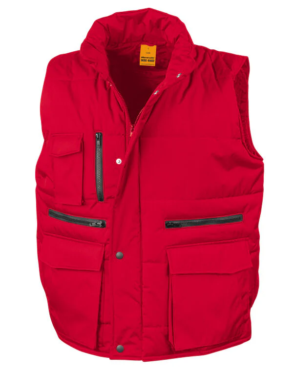 Work-Guard by Result Lance Ripstop Bodywarmer - Image 9