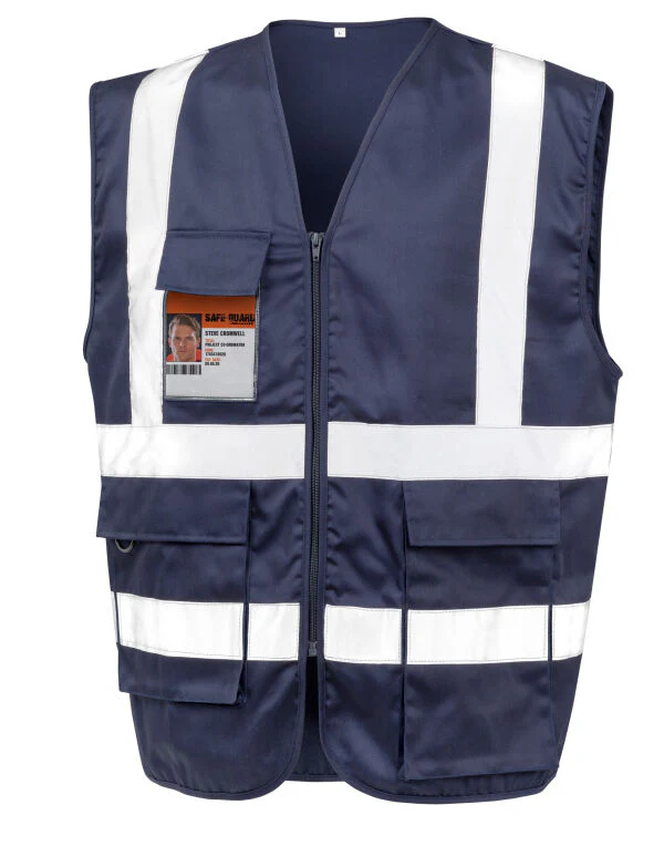 Work-Guard by Result Heavy Duty Polycotton Security Vest - Image 11