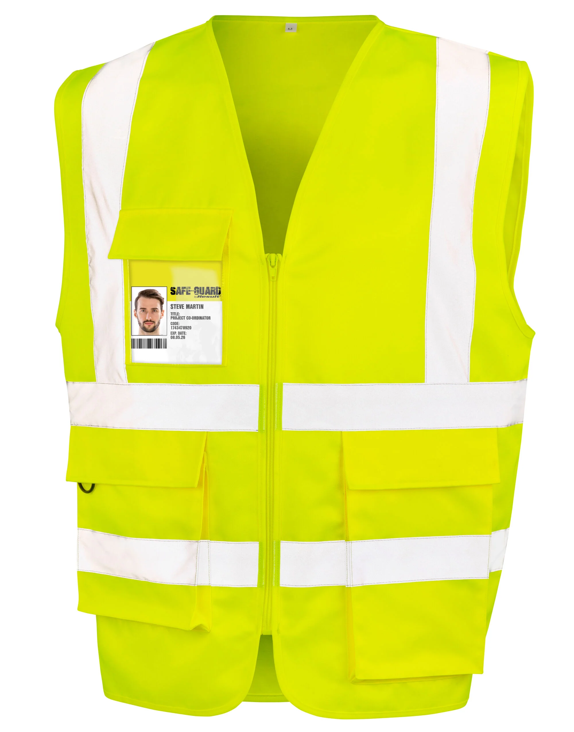 Work-Guard by Result Heavy Duty Polycotton Security Vest - Image 2