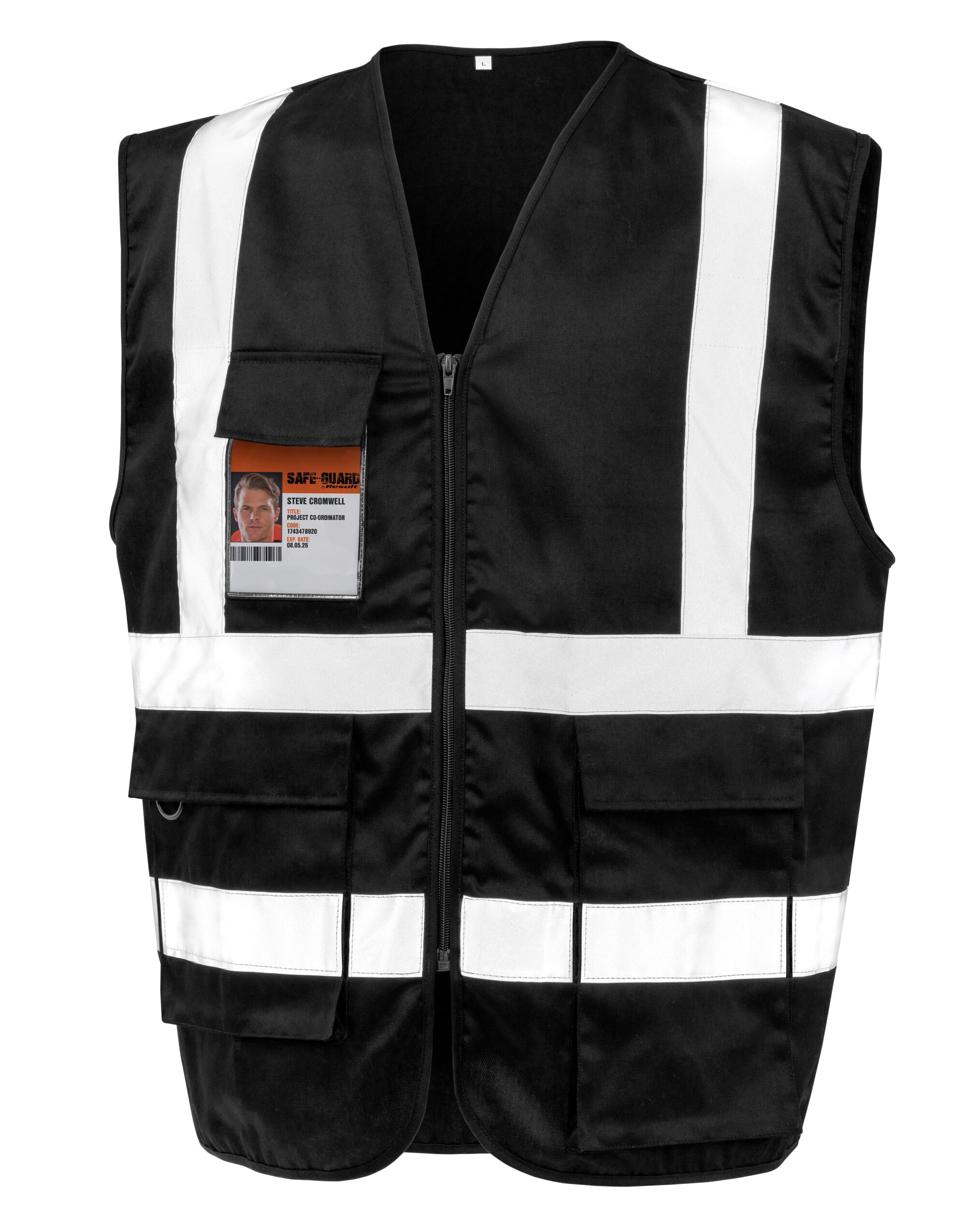 Work-Guard by Result Heavy Duty Polycotton Security Vest - Image 7
