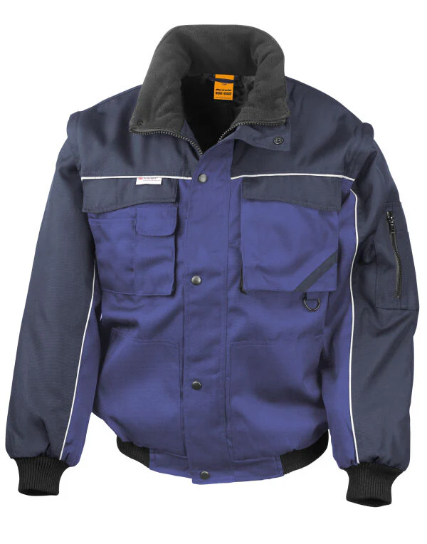 Work-Guard by Result Zip Sleeve Heavy Duty Jacket - Image 9