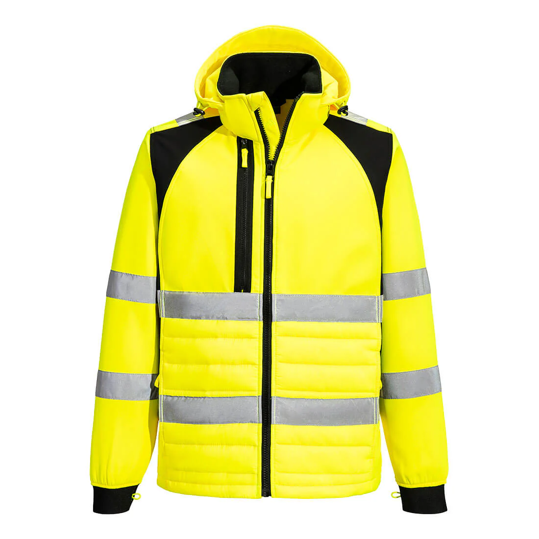 Portwest WX2 Eco Hi-Vis Hybrid Jacket - Image 2